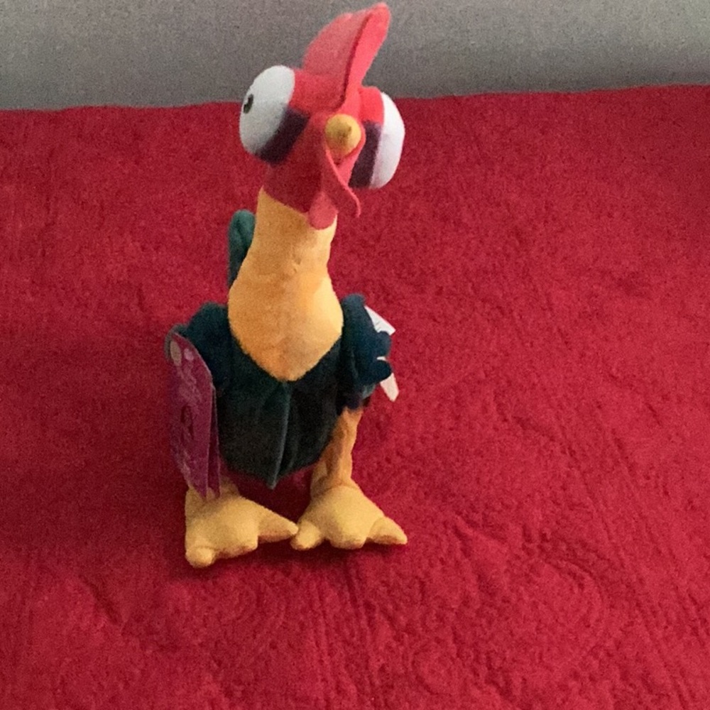 Disney Stuffed Animal - Red and Yellow Rooster
